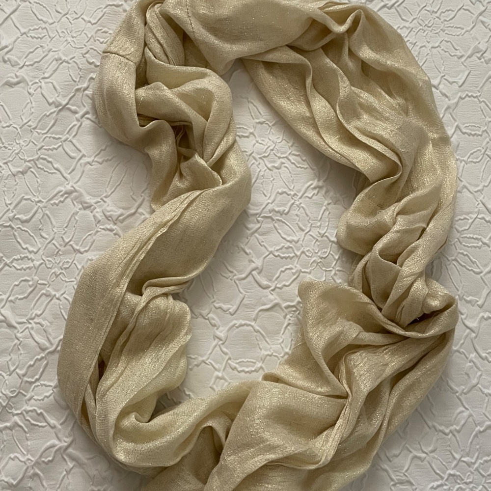Gold Infinity Scarf - Picture 3 of 3